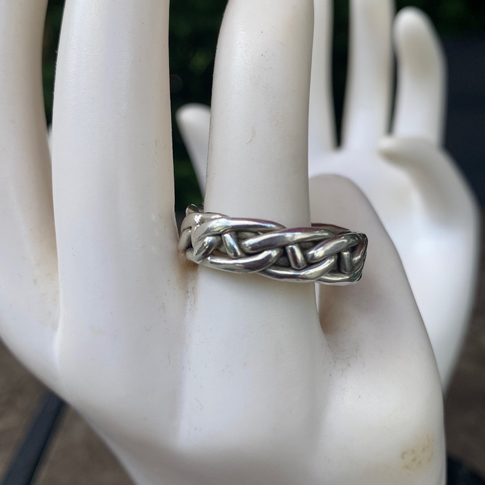 Sterling silver ring - unisex. 925 silver.